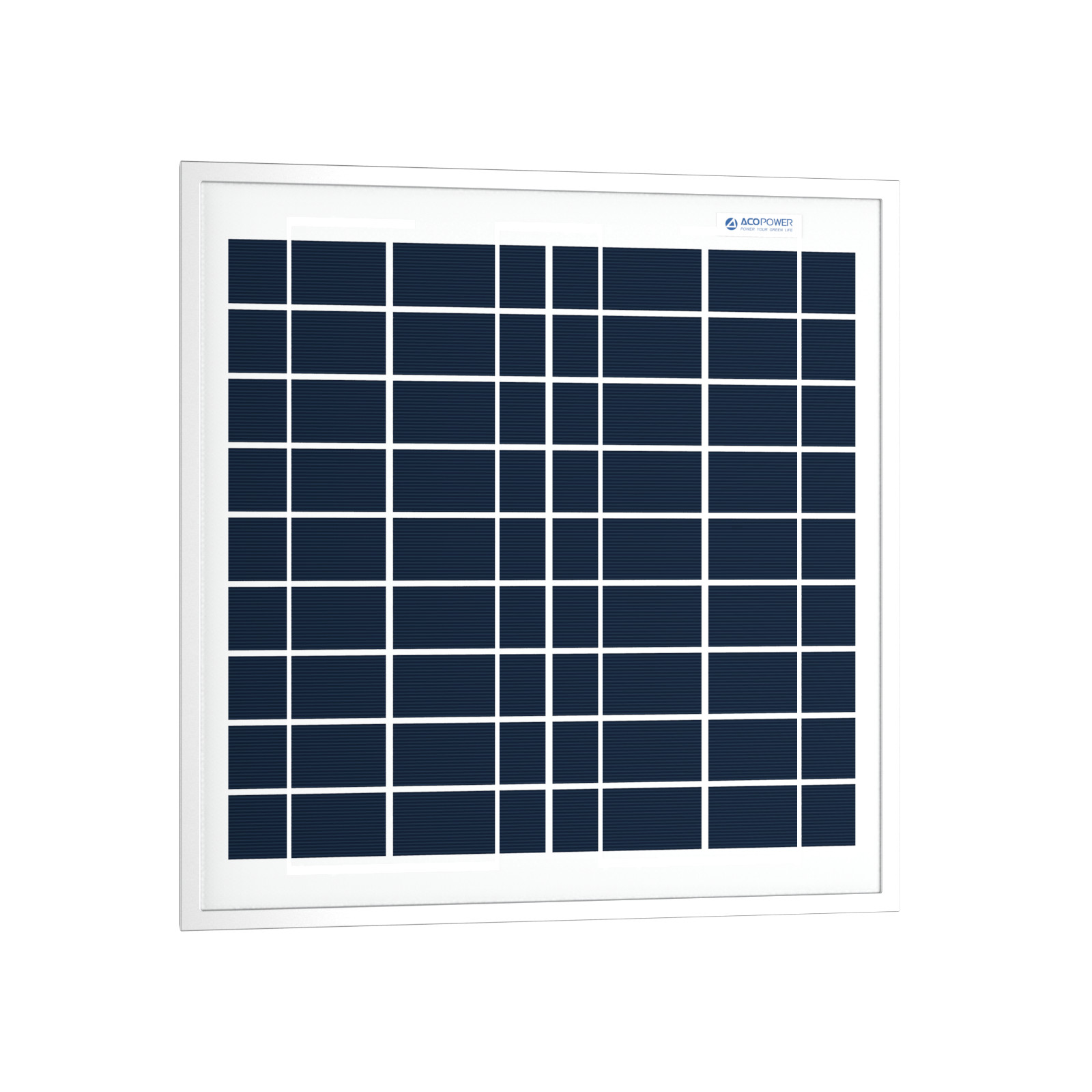 ACOPower 15W Poly Solar Panel for 12 Volt Battery Charging
