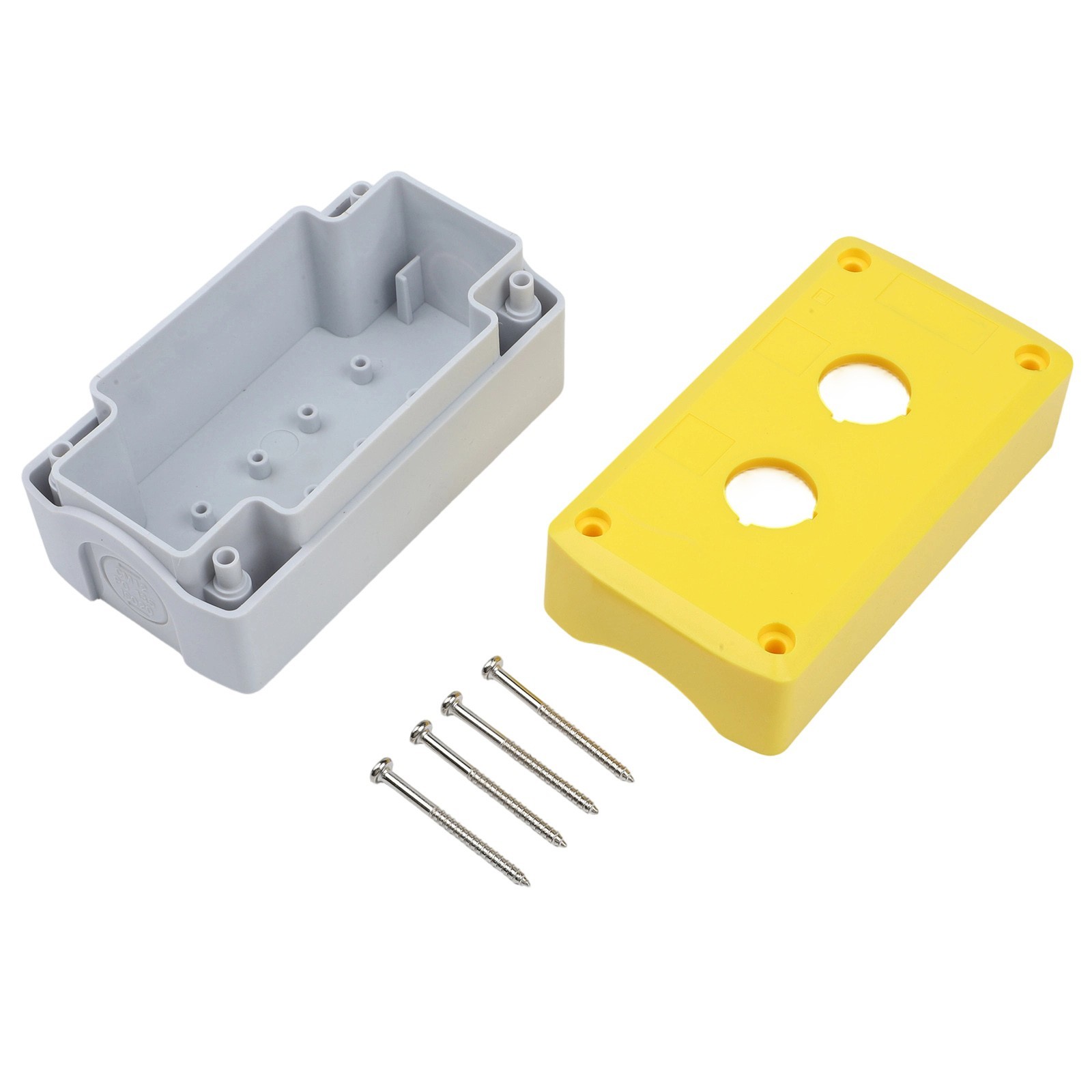 Industrial Push Button Control Box IP65 Waterproof ABS+PC Material Yellow