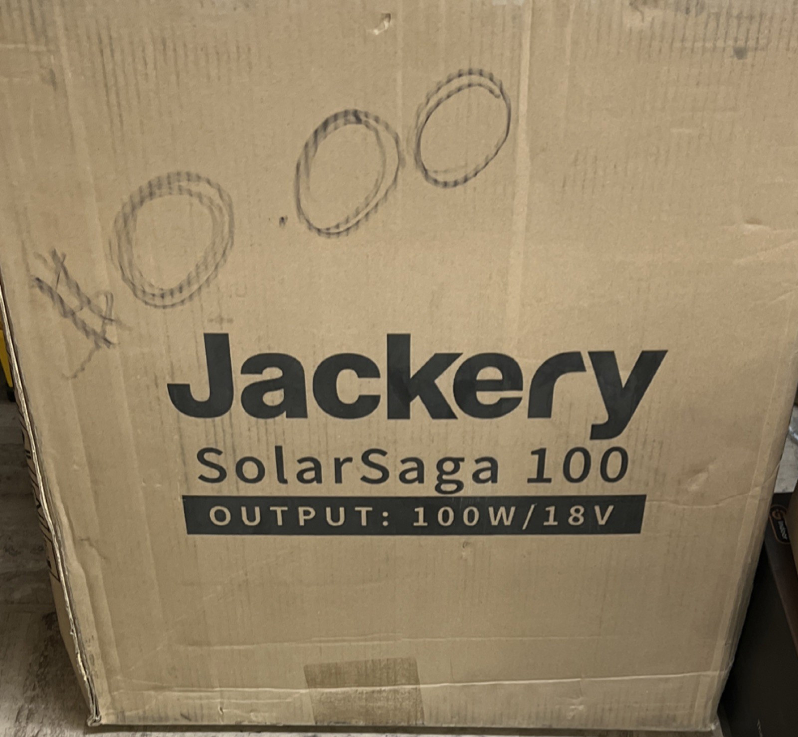 Jackery SolarSaga 100 Solar Panel 100W 18V 23% Cell Efficiency USB-A USB-C