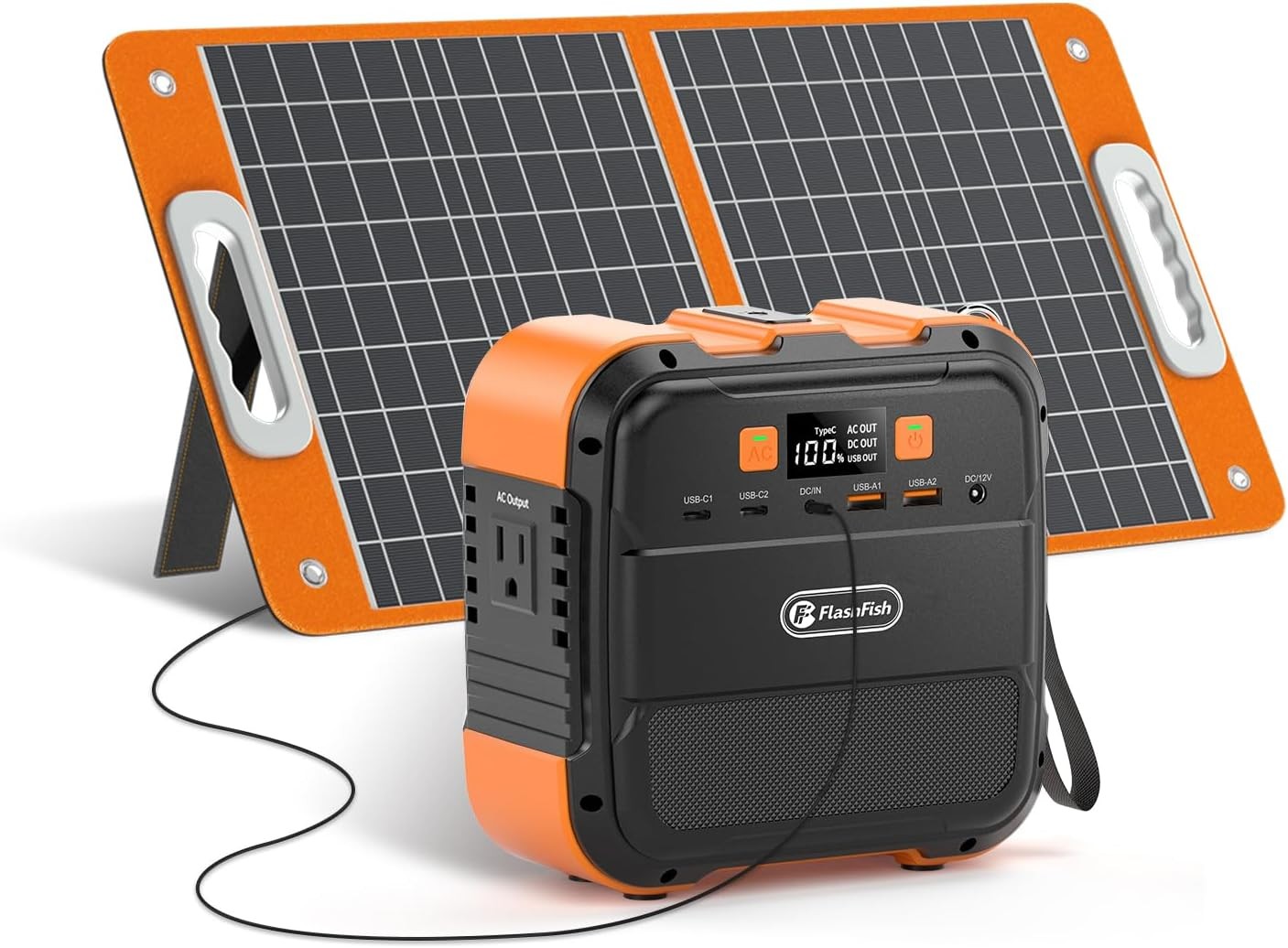 Portable Power Station 120W 98Wh Backup Power Battery Pack W/ AC DC Type-C &USB