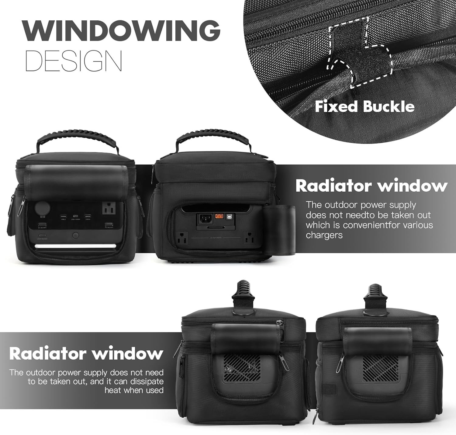 Outdoor Adventure Bag for ECOFLOW RIVER 3 Plus – Multi-Functional & Stylish
