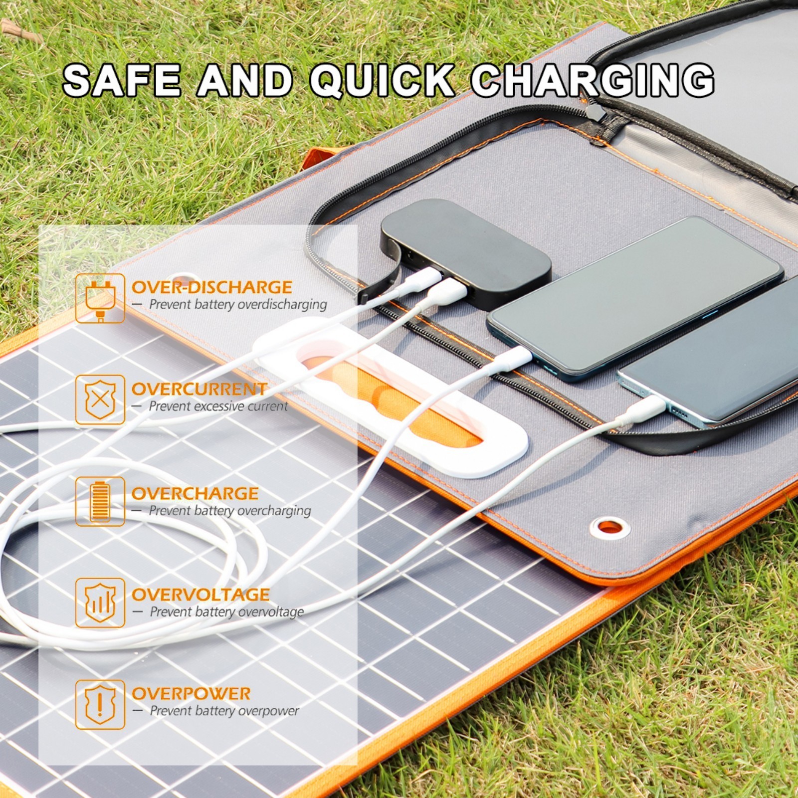 150W Solar Generator Portable Power Station with 100W Solar Panel for Outdoor