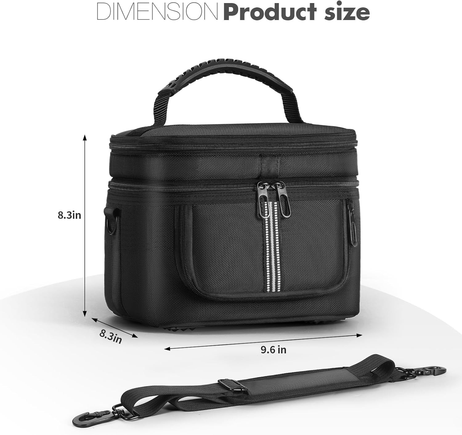 Adjustable Shoulder Strap Carry Bag for EcoFlow RIVER 2 – Multi-Purpose Storage