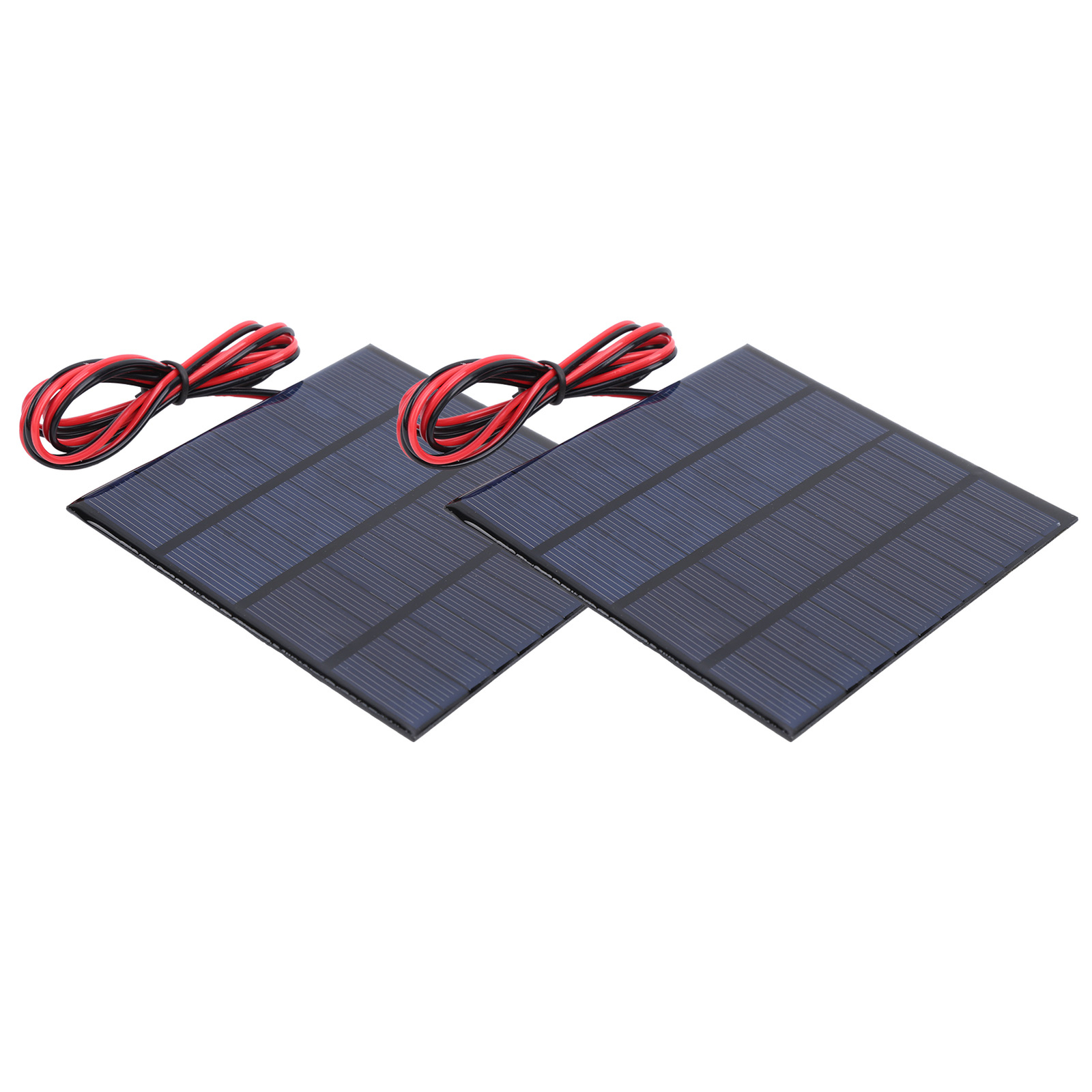 2Pcs Mini Solar Battery Module With 1Meter Cable Hand Operated Supplies DC 12V