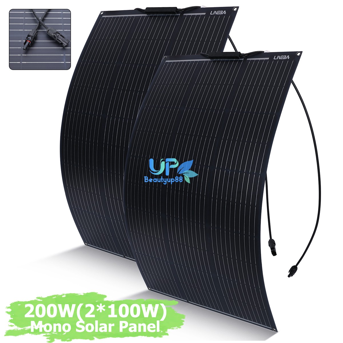 100W~400W Flexible Solar Panel 18V Battery Charger Kit for Car Camping RV Marine