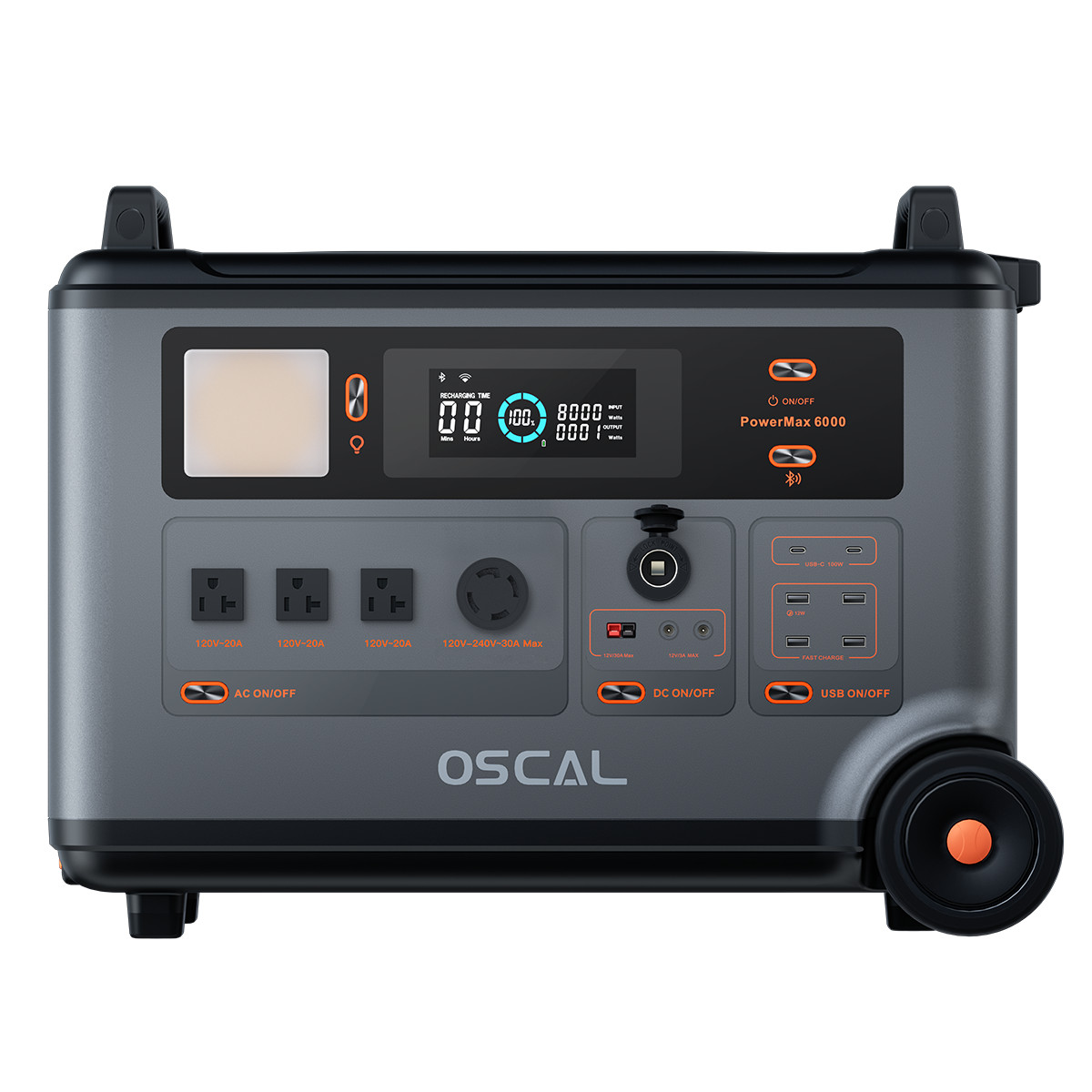 Blackview OSCAL PowerMax 6000W Portable Power Station 3600Wh + 400W Solar Panel