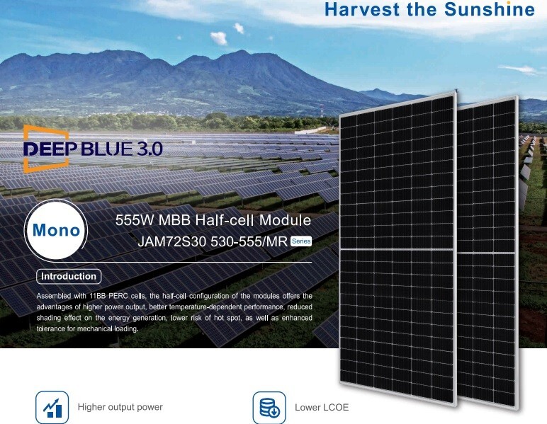 JAsolar Solar Panel 545w