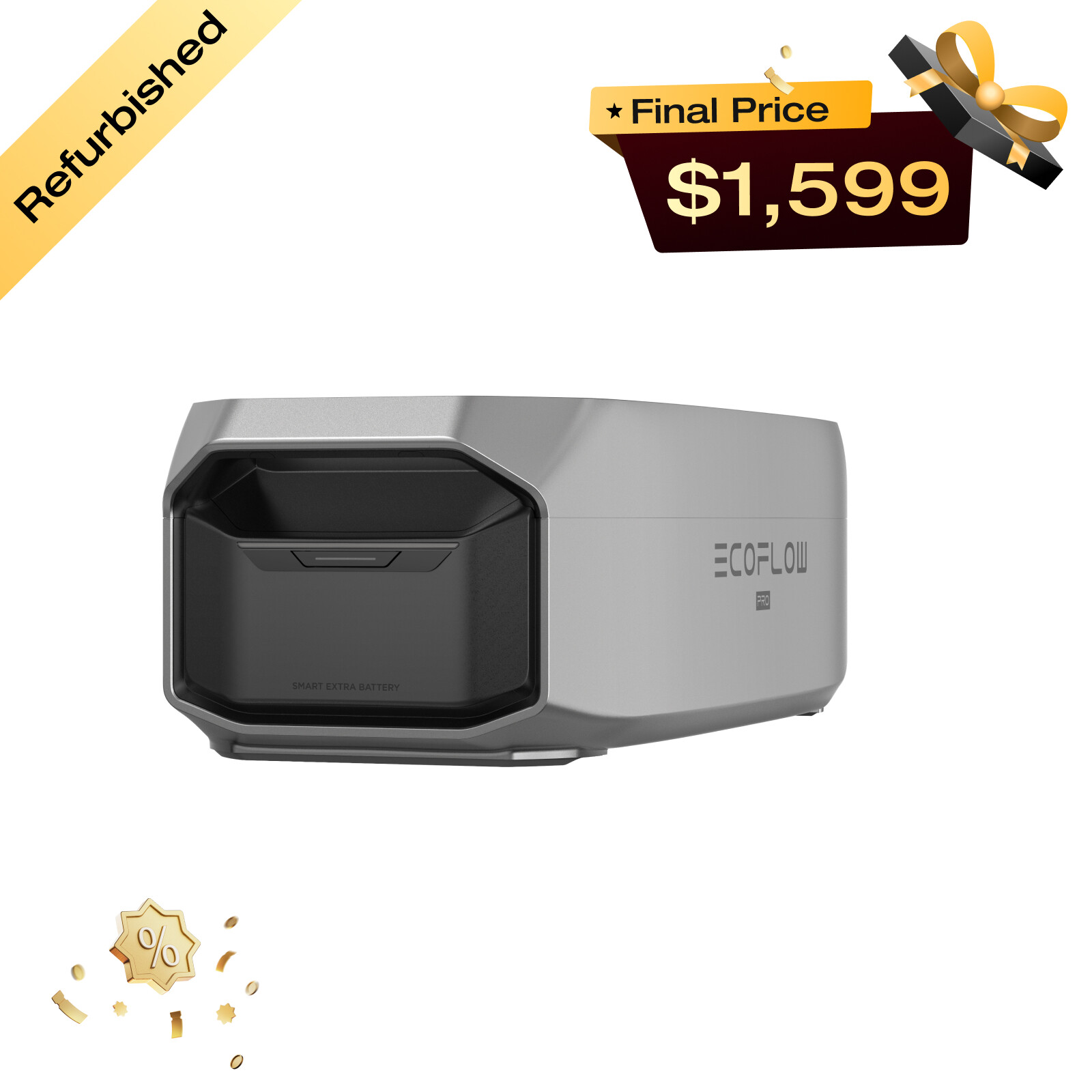 EcoFlow Delta Pro 3 Smart Extra Battery Backup 4096Wh Refurbish