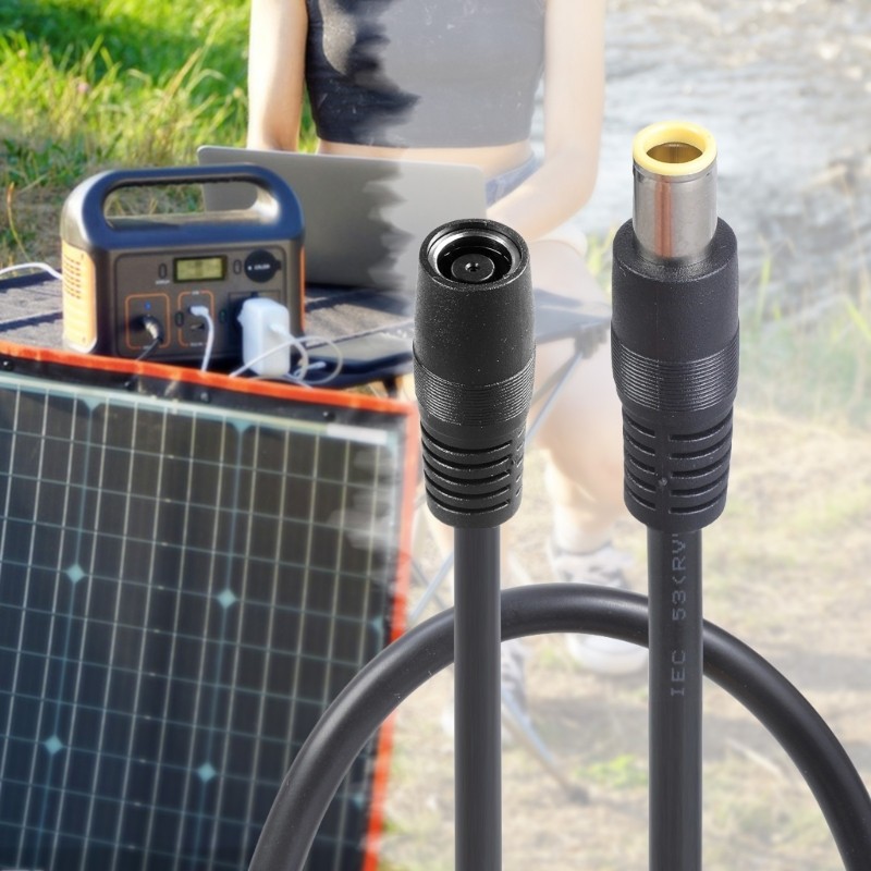 Durability 14AWG DC7.9×0.9mm Power Extension Cable 16.4ft Power Cord For Outdoor