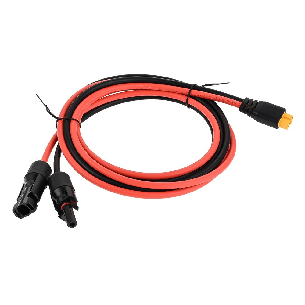 Solar Plug to XT60 Cable 1.5M 12AWG Solar Charging Cable Solar Panel Adapter