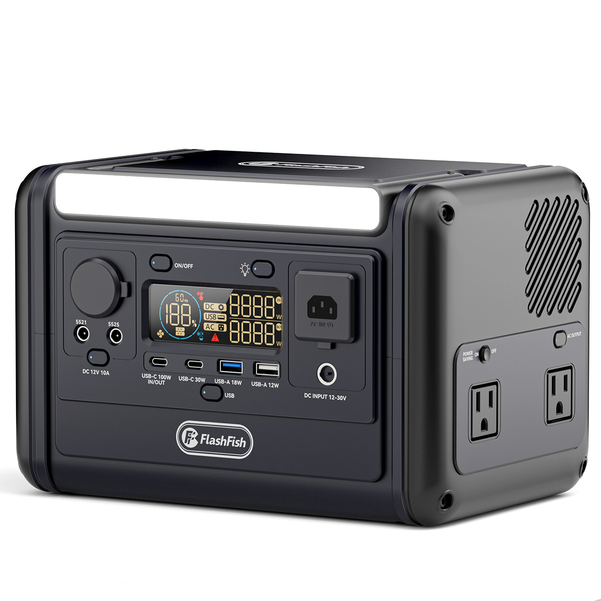Flashfish T300PRO Portable Power Station 300W 230Wh Solar Generator 110V Lifepo4