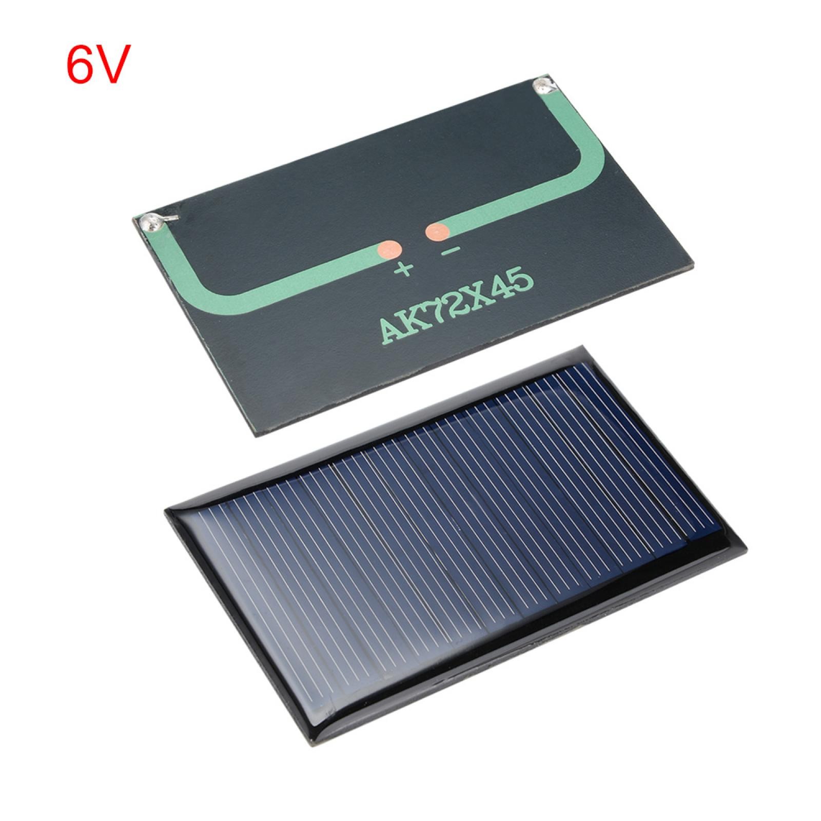 5pcs 6V 60mA Poly Mini Solar Cell Panel Module DIY for Light Charger