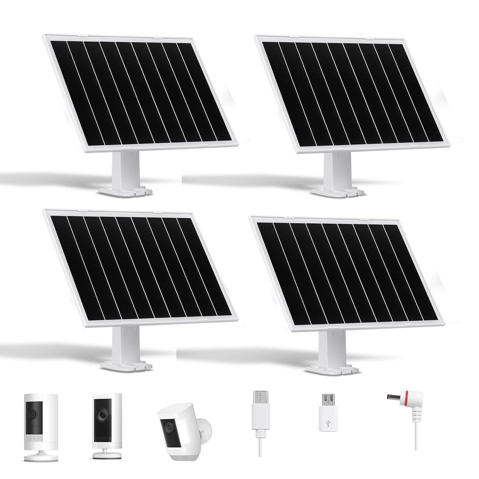 DSOGFOA 8W 5V Solar Panel,IP65 Waterproof Solar Charger with Voltage Regulato…