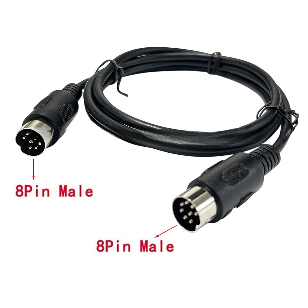 1 5 Meter Strong Build 8Pin DIN Extension Line with Superior Transmission
