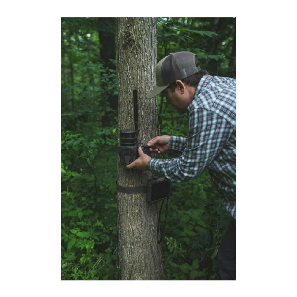 12V Solar Battery Pack with 3000 mAh, Rechargeable for Wireless Trail Cameras