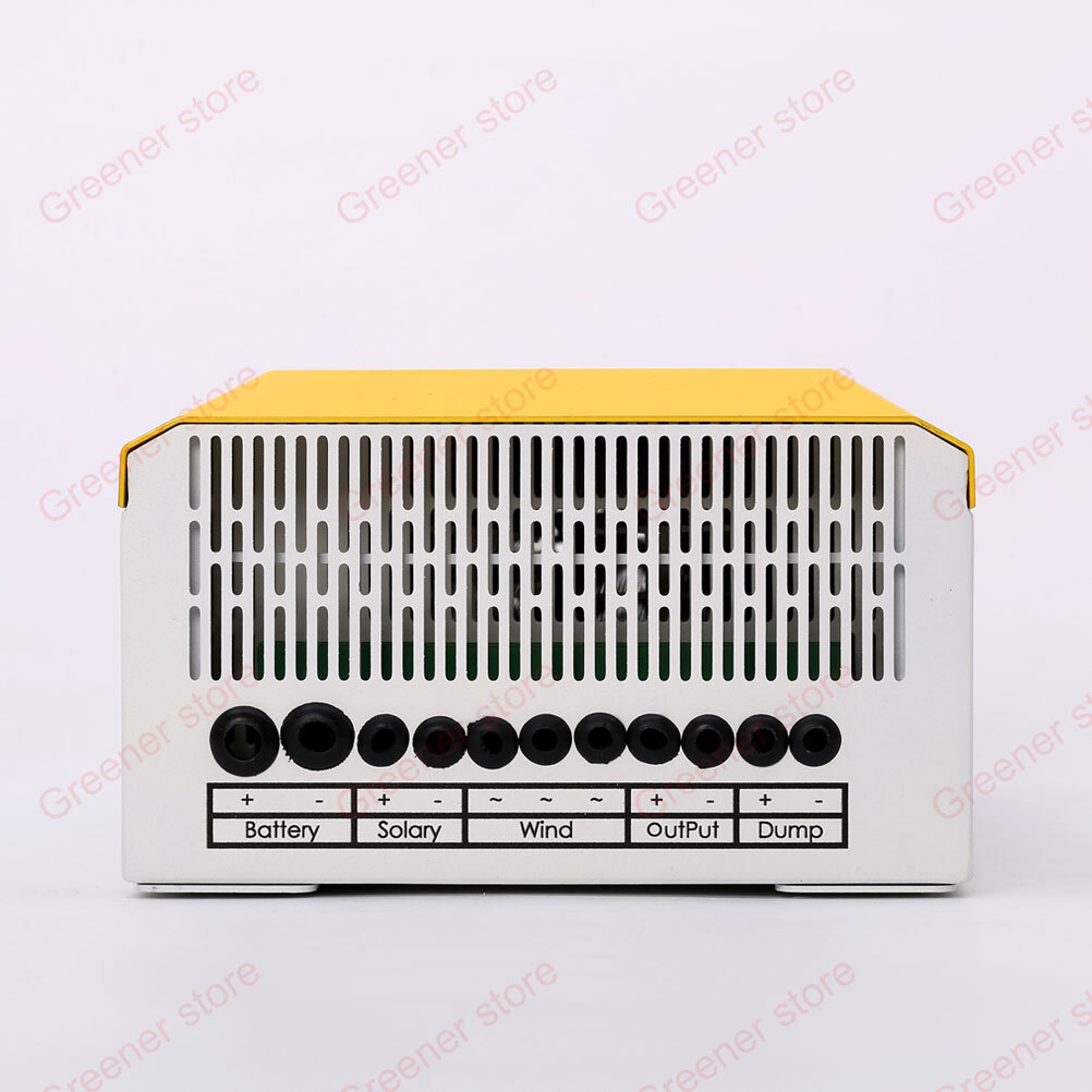 3000W Wind Solar Double MPPT Hybrid Charge Boost Controller 12V 24V Regulator