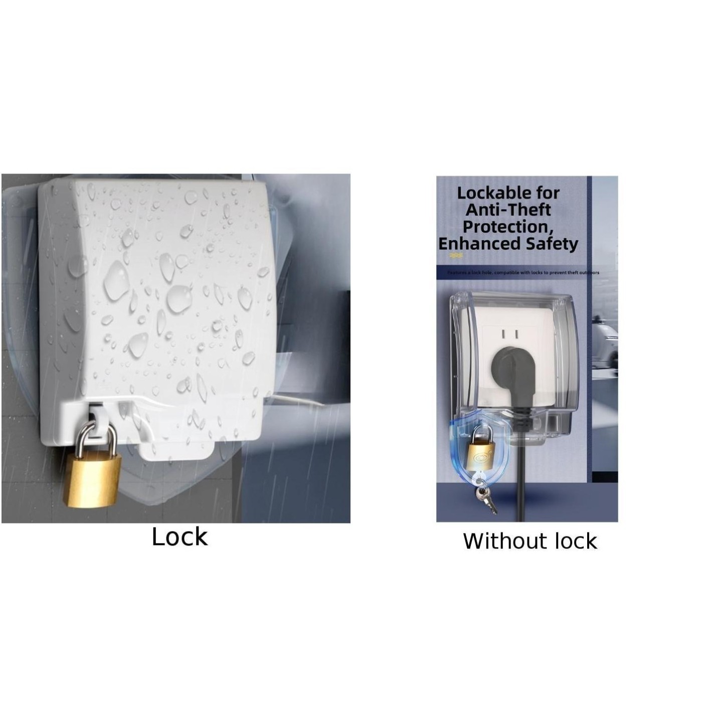 Lockable Waterproof Box Harsh Environment Ready Clear Visibility Cover
