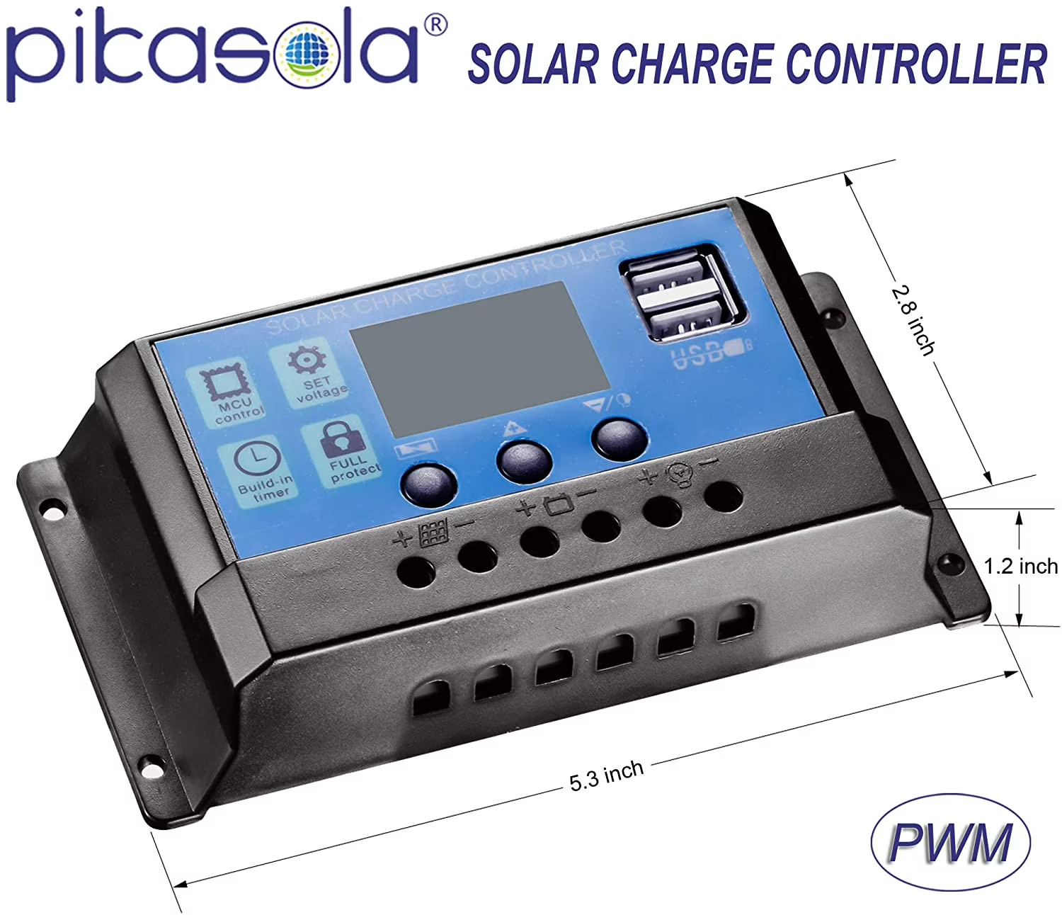 200 Watt 12/24V Solar Panel Kit for RV Boat Home: 2Pcs 100W Monocrystalline Sola