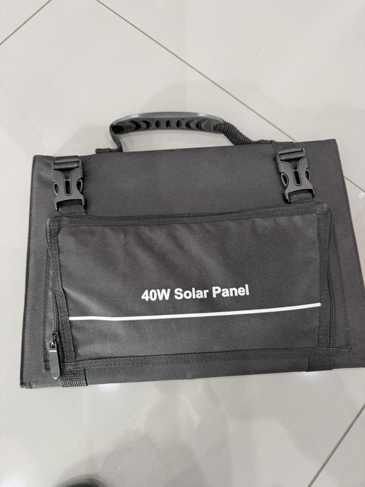 40-Watt Solar Panel – Portable Foldable 4 Panels, 5V Cable Included