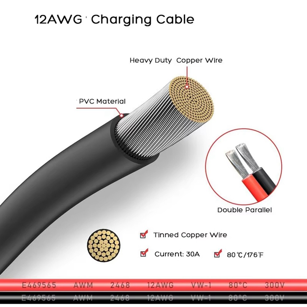 12AWG Car Lighter to Adapter Cable for R600 R1500 R2500 S2000 Pro3496