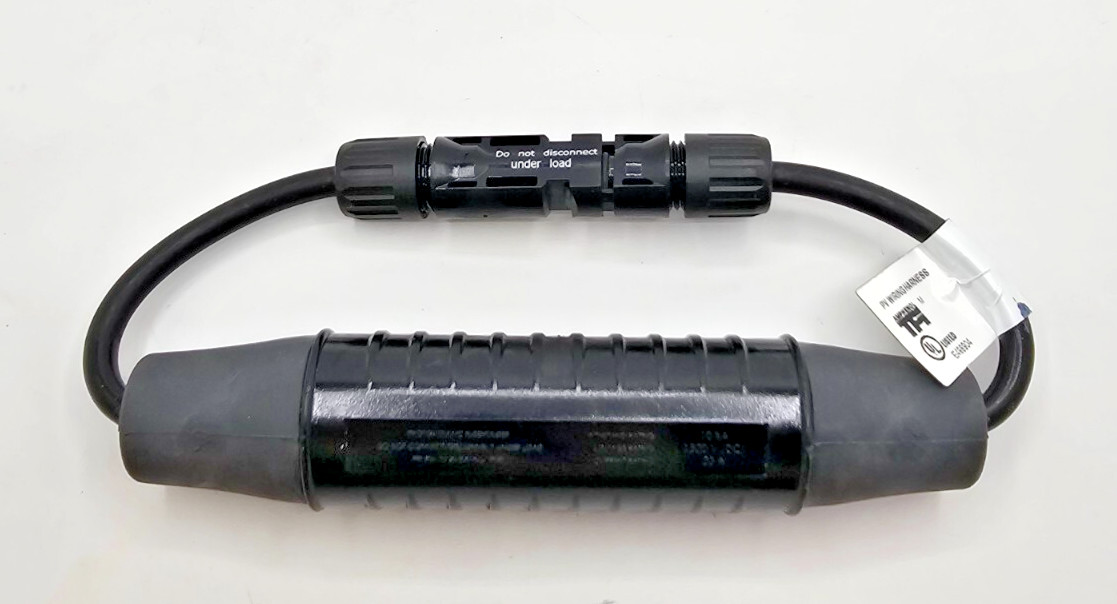 Amphenol TPI PV Wiring Harness In-line Fuse 1500V(DC) 20A 10kA IP68