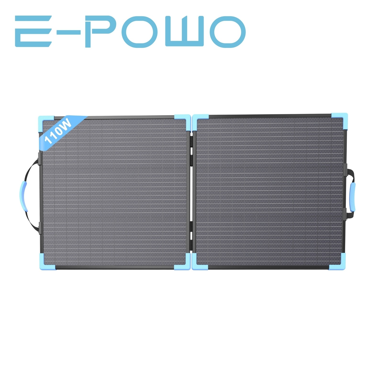 110W Portable Solar Panel Bifacial for EcoFlow Bluetti Anker Power Station 1000W
