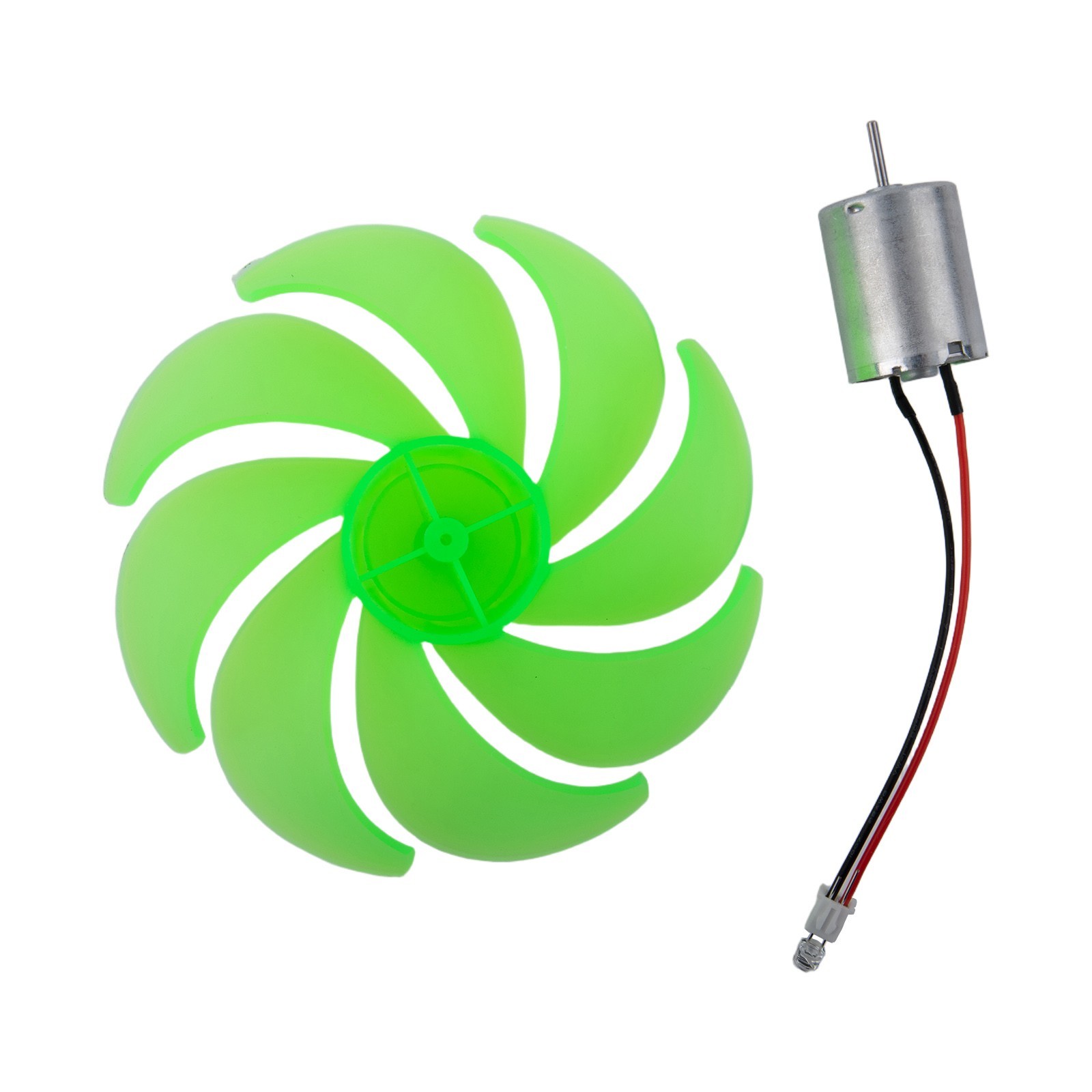 Interactive Wind Turbine Model with LED to Demonstrate Wind Energy Concepts