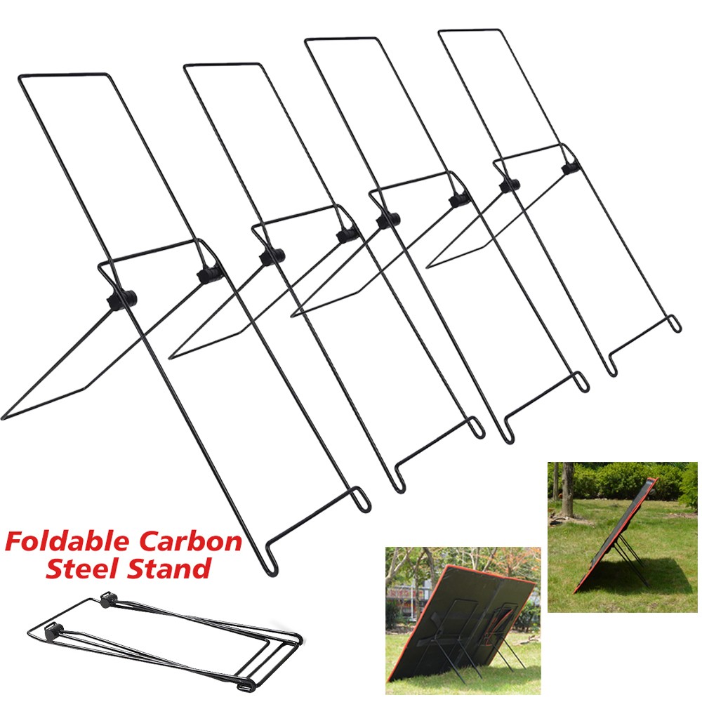Lightweight Solar Panel Mounting Brackets Carbon Steel Adjustable Support Stand