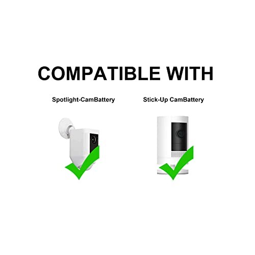 Solar Panel for Ring Camera, Solar Charger Compatible with Stick Up Cam