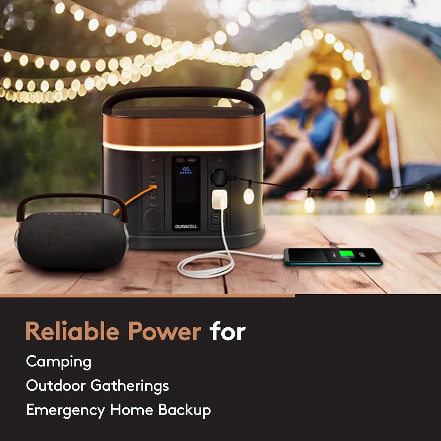 Duracell G800 Portable Power Station & G-Solar 100W Portable Solar Panel
