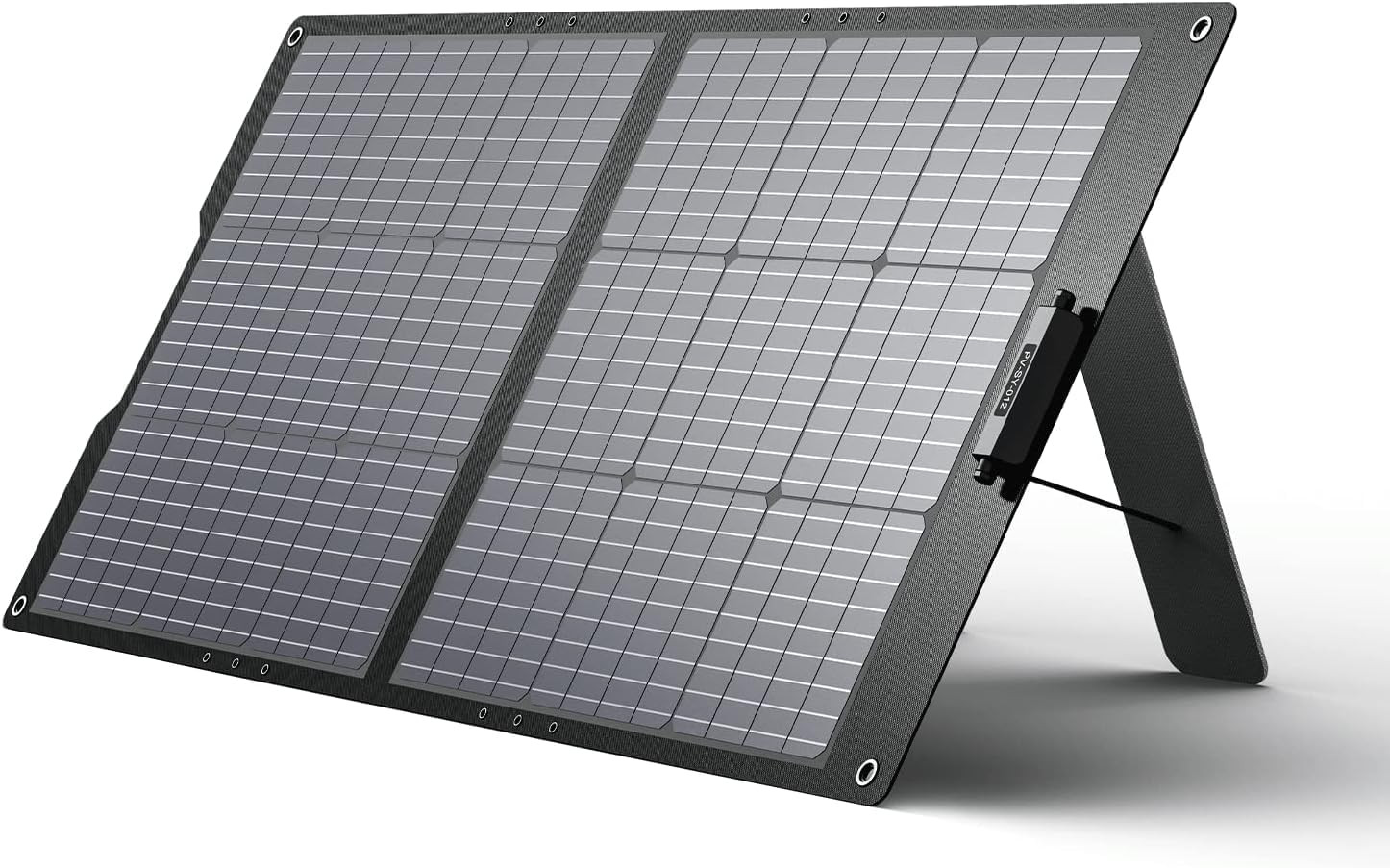 GROWATT 100W Portable Solar Panel, Foldable Solar Panels with Adjustable Kicksta