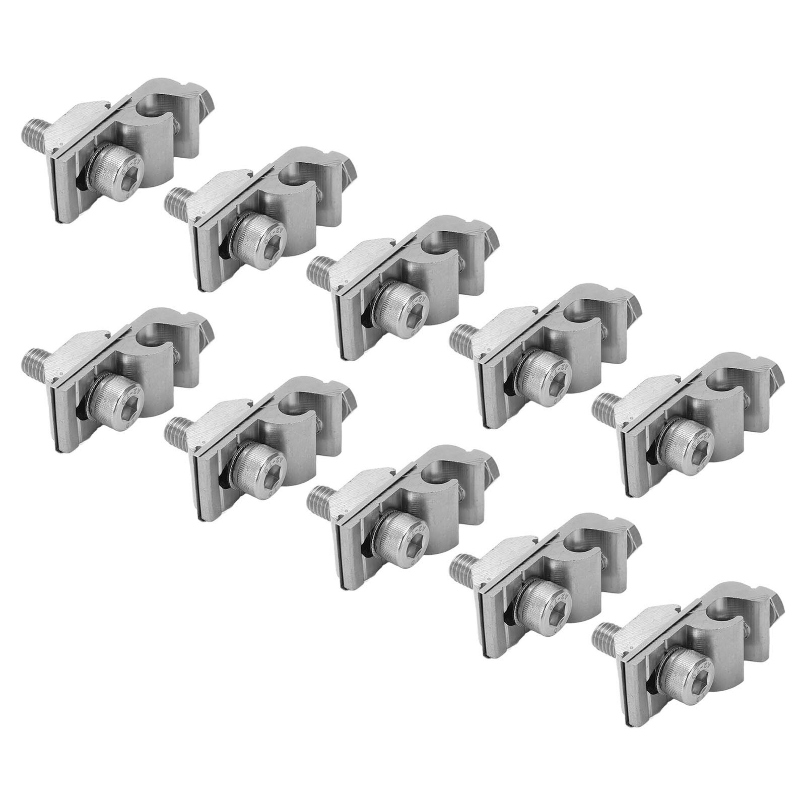 10Pcs Solar Mounting System Grounding Clip for Photovoltaic Support Parts