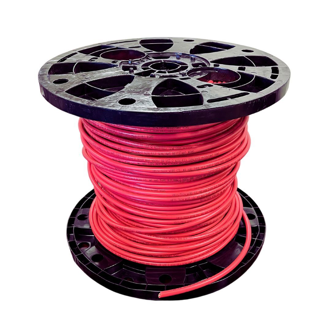 500 Foot Spool 10 Gauge Solar Panel Extension Cable Wire Black Red Pure Copper