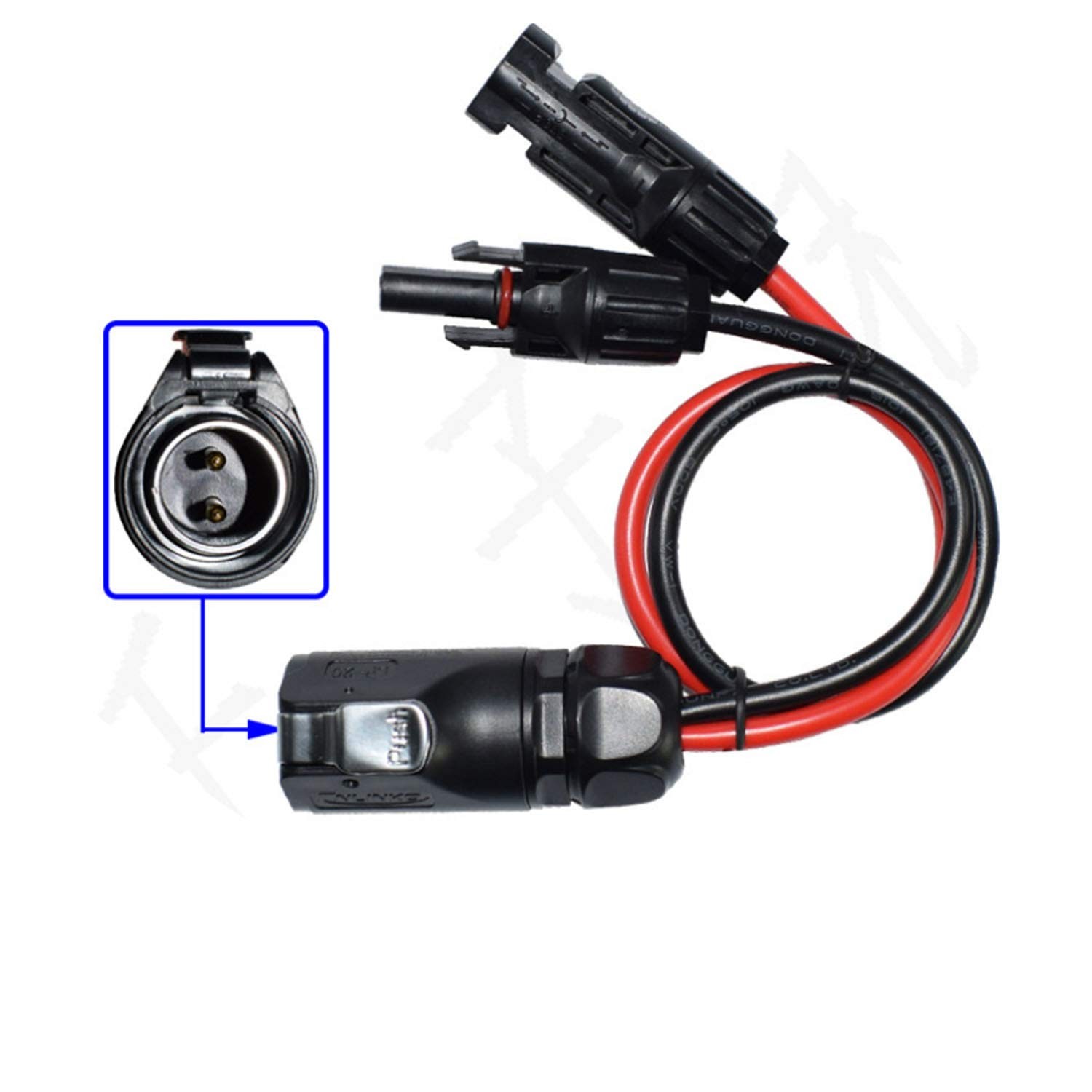 10AWG 2 Pin Power Industrial Circular Connector，for Furrion,Solar Panel Suitc…