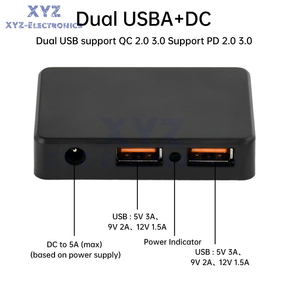 Solar Controller Solar Panel Voltage Regulator QC PD Fast Charging Solar Charger