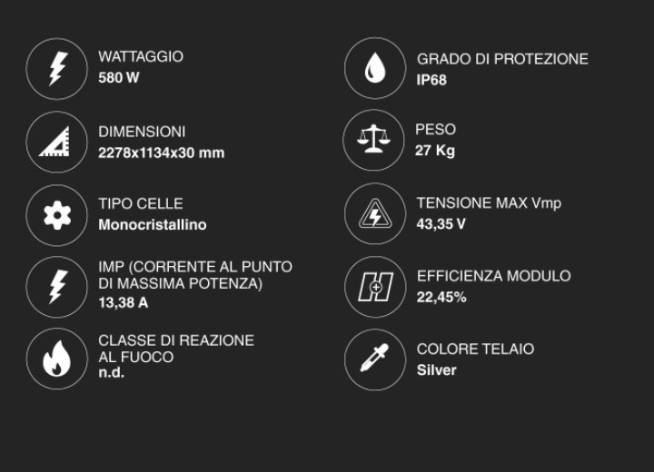 V-Tac Kit 17.98kW 31 Solar Photovoltaic Panels Jinko 580W Monocrystalline