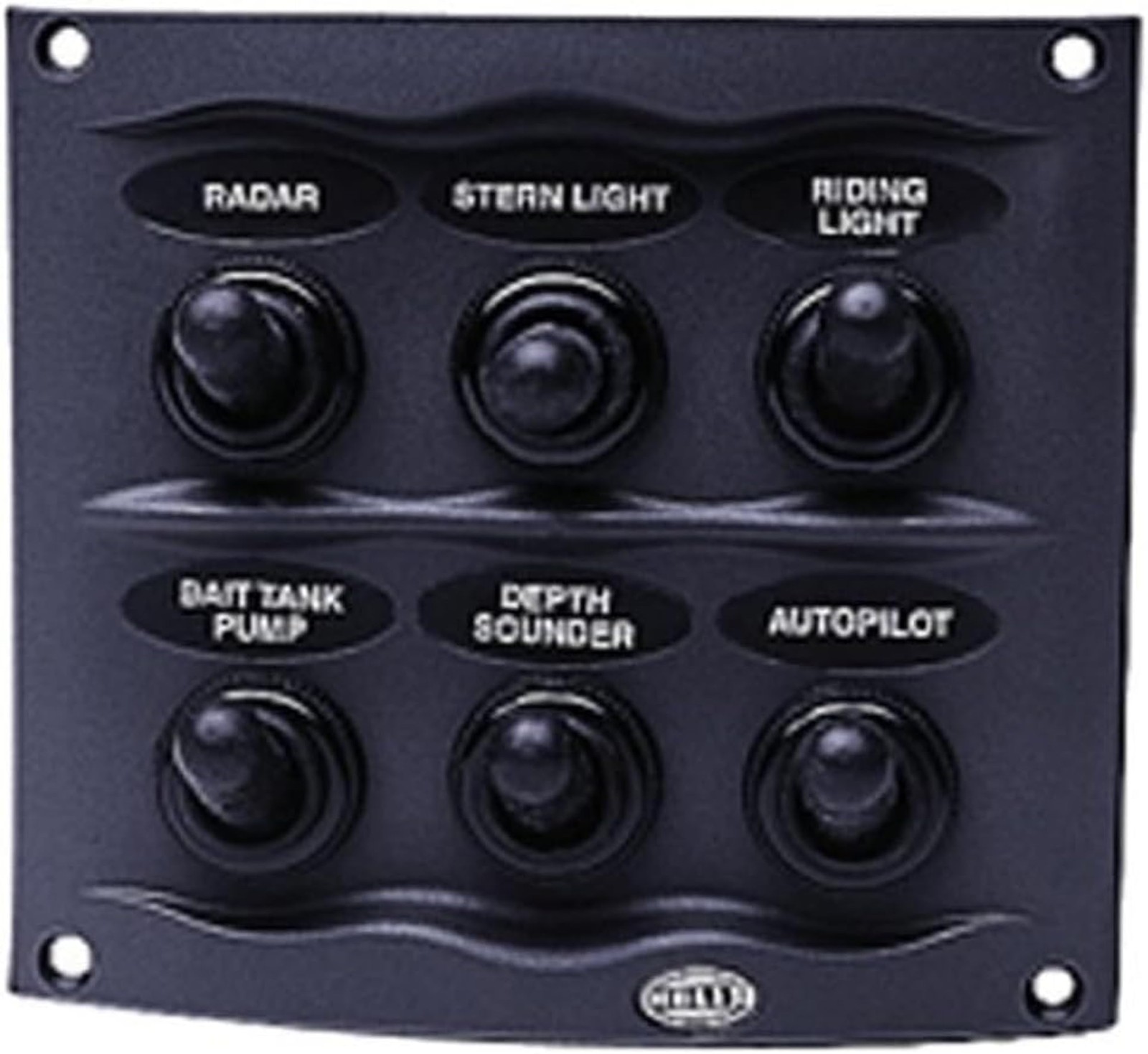 HELLA H73070041 Gray 2-Row 6-Way Compact Switch Panel 2.17″D x 4.21″W