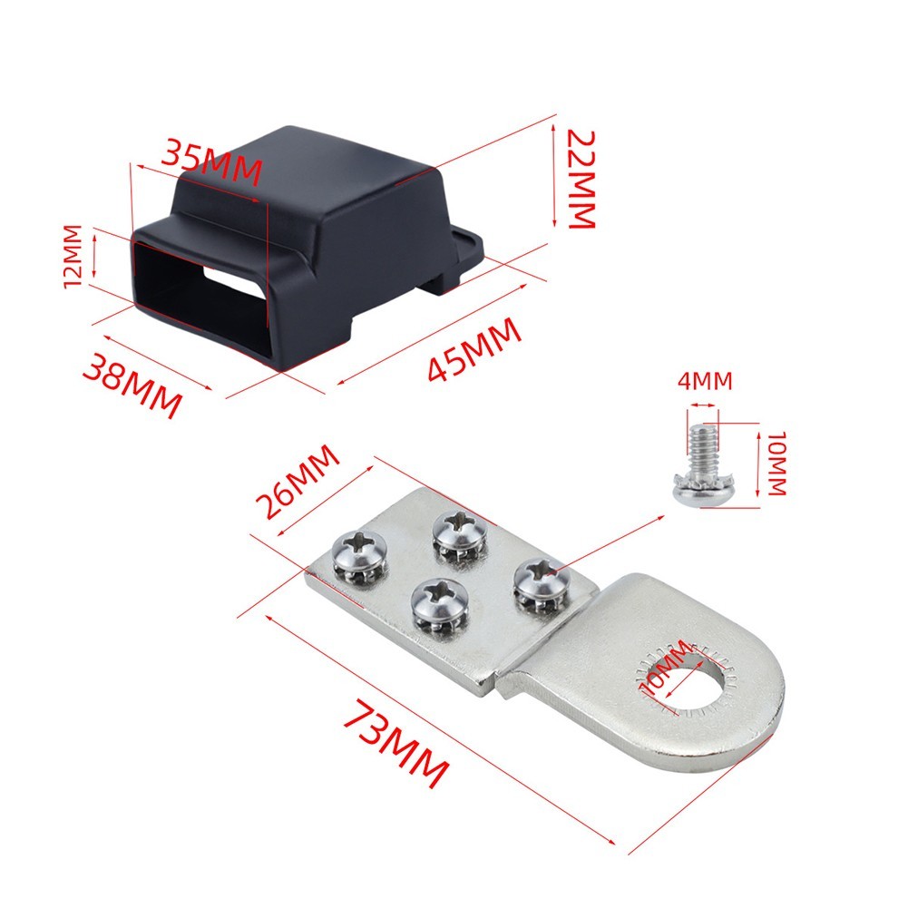 Tinned Copper Battery Terminal Mounting Bars Compatible with #8 Screws