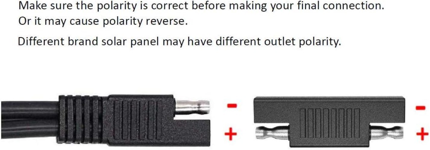 3.3ft SAE to SAE Polarity Reverse Cable