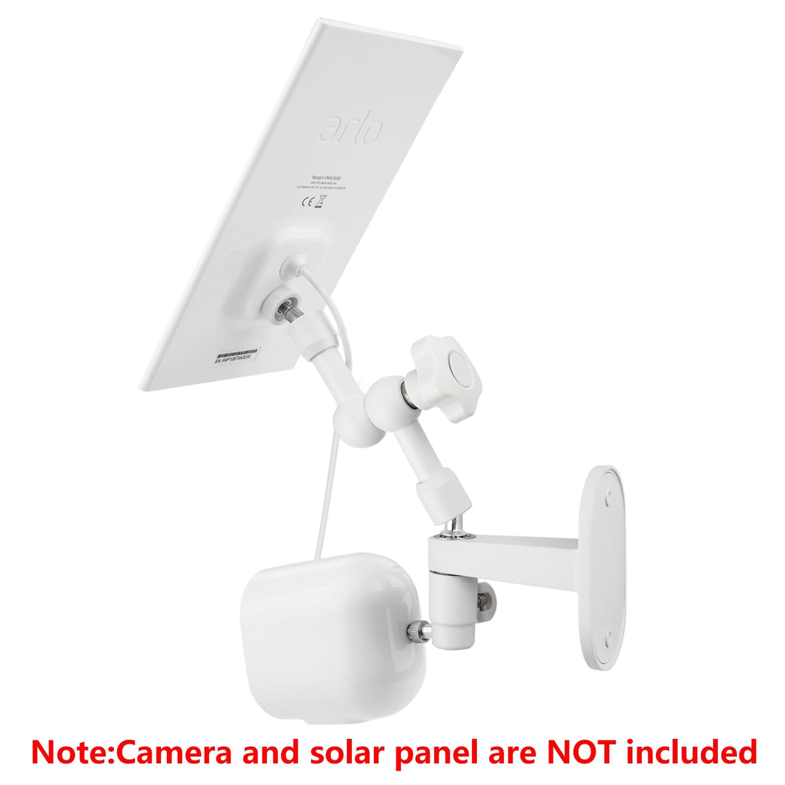 2-in-1 Wall Mount for Arlo Solar Panel and Pro/Pro arlo mount, White