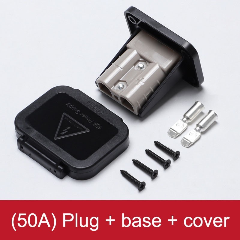 Flame Retardant PC EV Charging Connector Fixed Screw Design 50A 120A 175A 600V