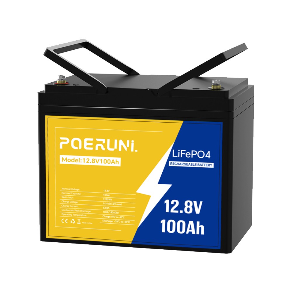 NEW 12V 100Ah LiFePO4 Lithium Battery 8000+ Cycle Deep Built-in BMS for Solar RV