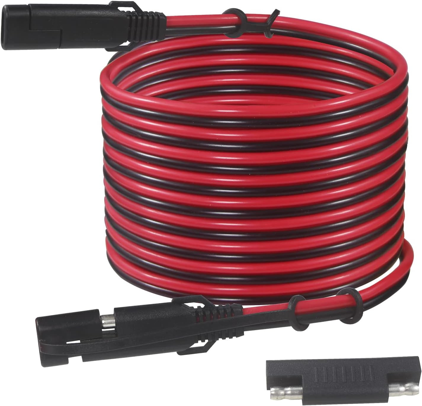 SAE to SAE Extension Cable 16AWG – 20FT SAE Cable Battery Charger Extension Cord