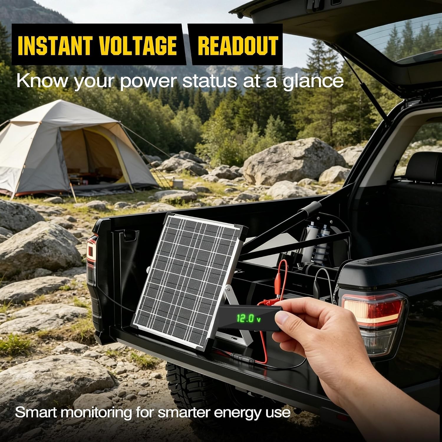 15W Solar Battery Tender 12V Waterproof Trickle Charger | Solar Panel Kit Wit…