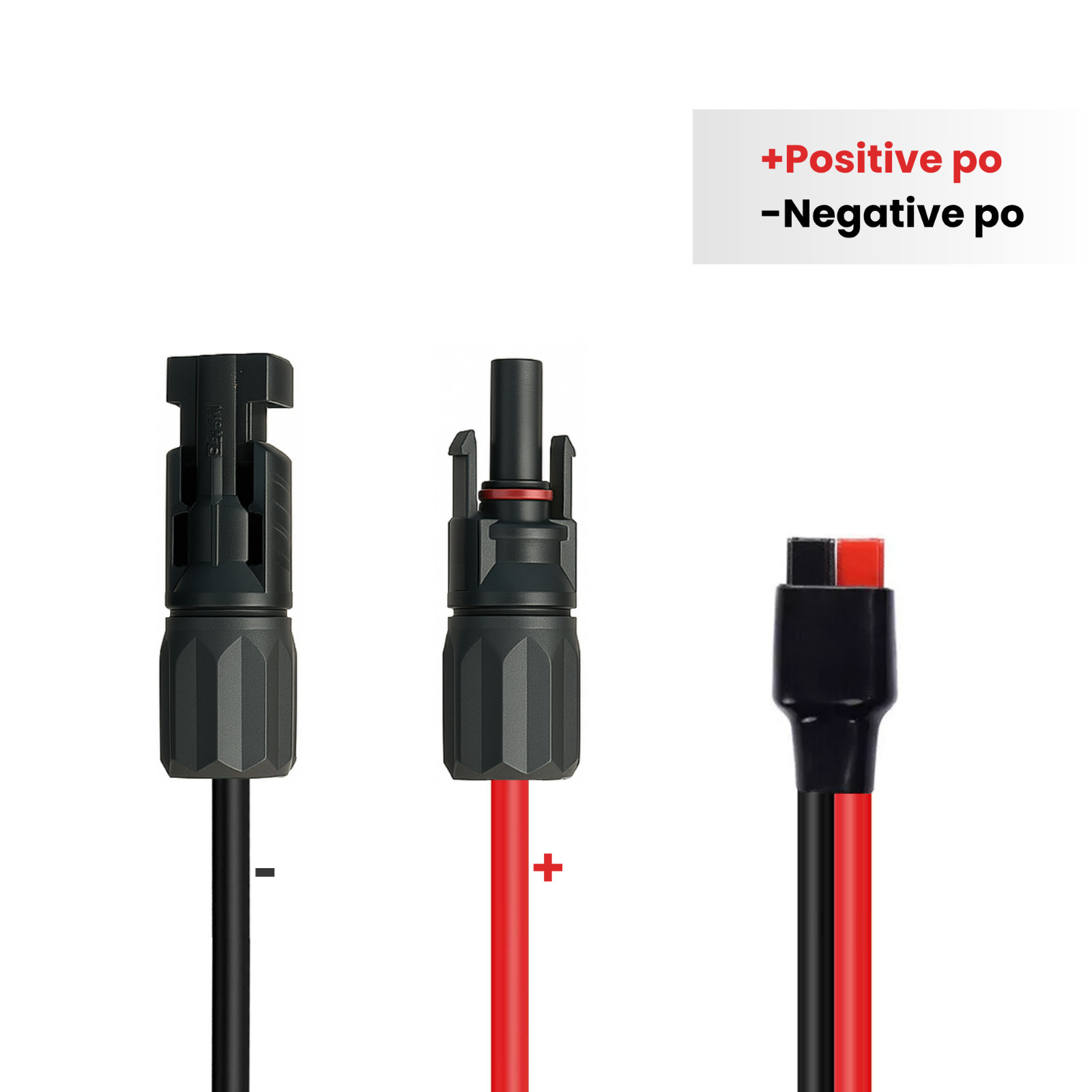 10AWG Solar Extension Cable fits Anderson Powerpole 45A to Solar Connector