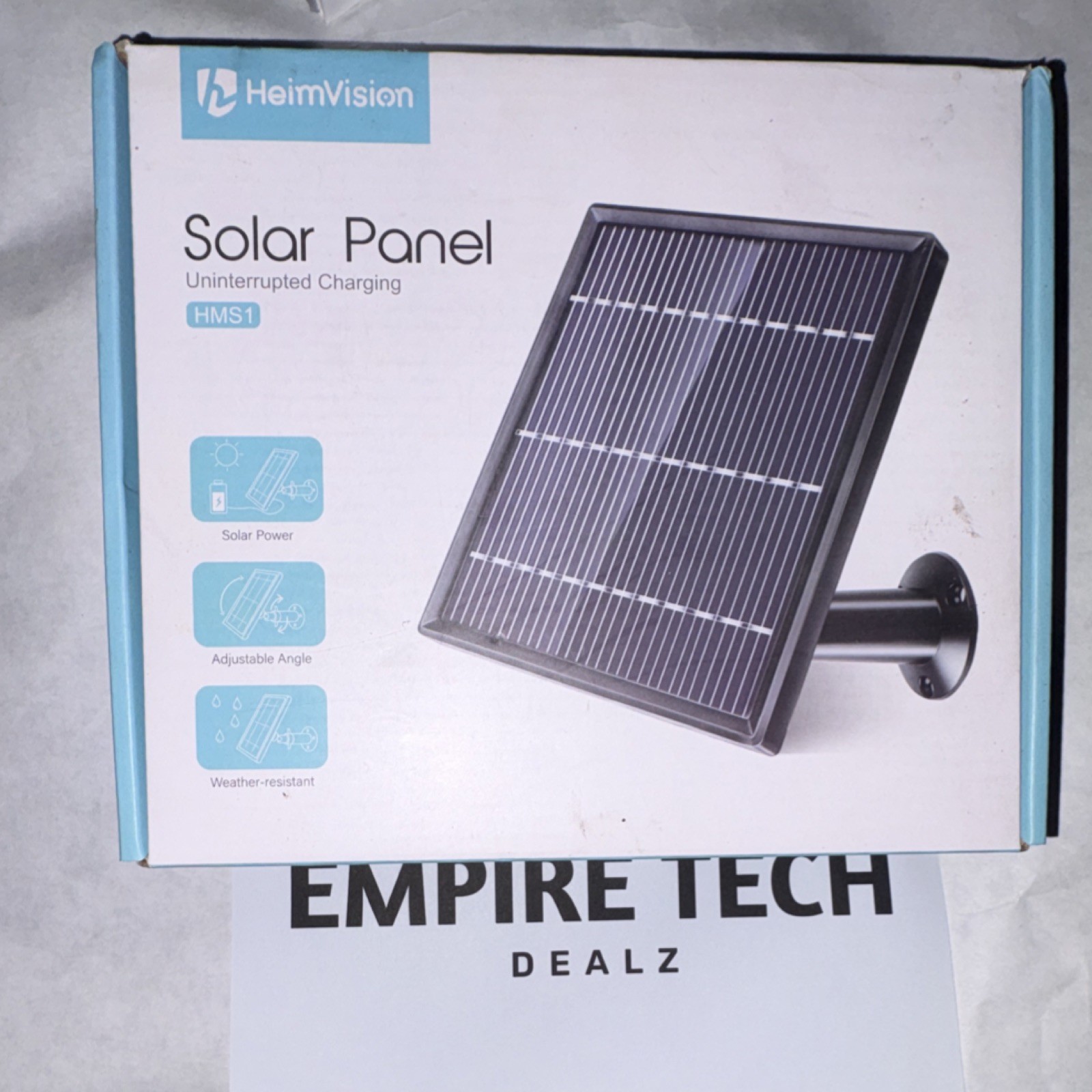 HeimVision HMS1 Solar Panel Weather-Resistant for Security Camera