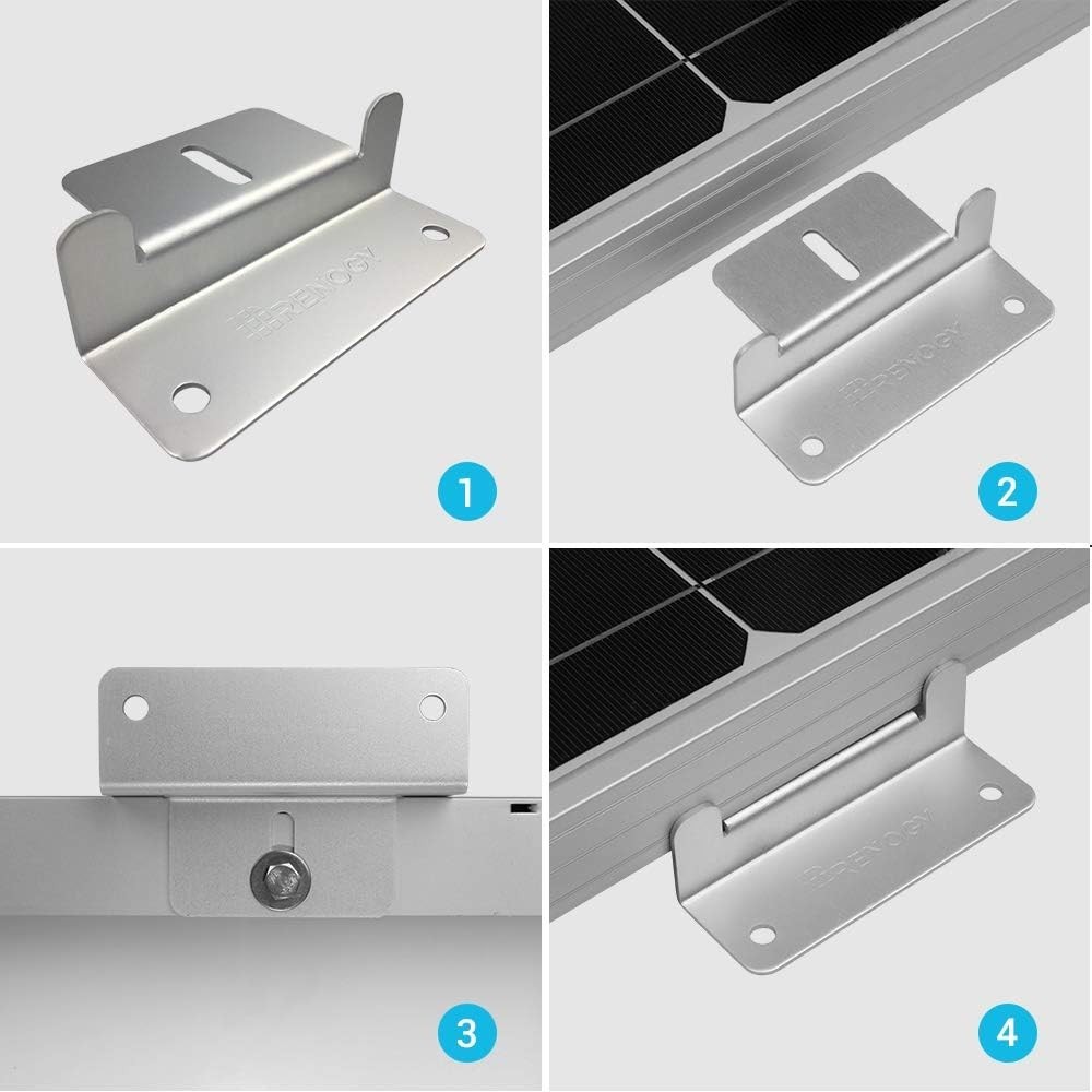 Complete Solar Panel Mounting Z Bracket System – Easy Installation & Lightweight