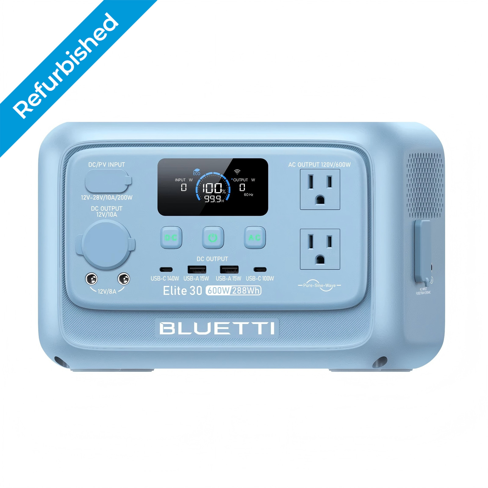 BLUETTI Elite 30 V2 288Wh Portable Power Station for Camping Refurbished