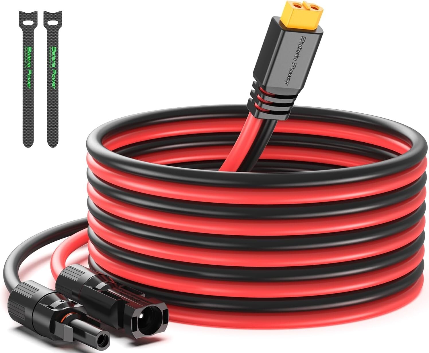 High-Efficiency 10FT Solar to XT60 Charge Extension Cable – 30A Durable Conne…