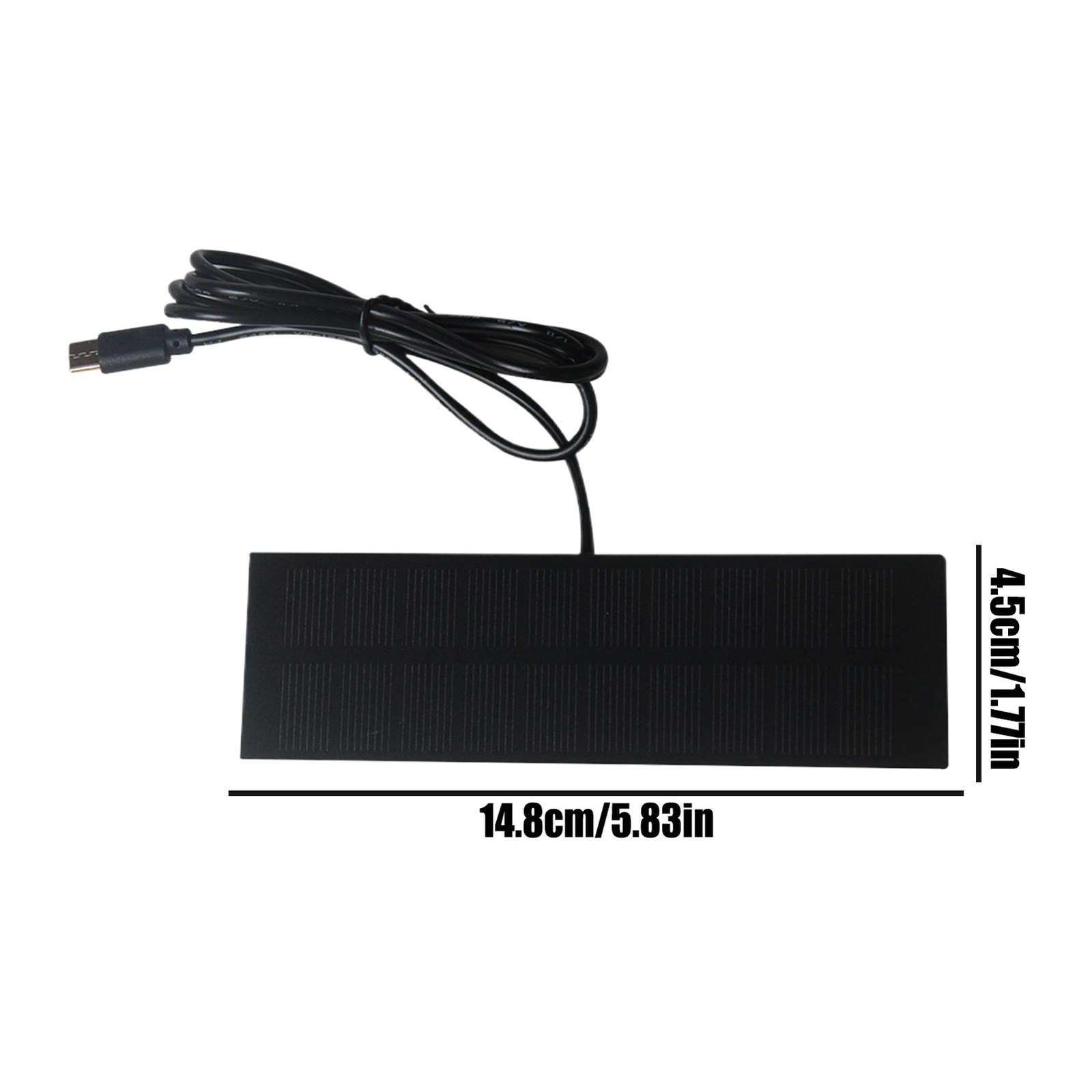 Small Solar Panel 5W 5V Foldable Portable Type-C Charger for Camping